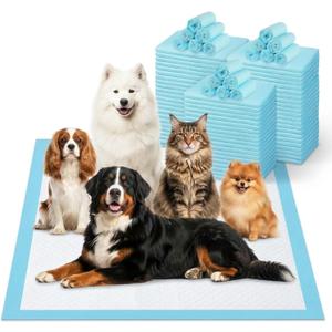 XXXXL 40 Pack Extra Large Puppy Pads 31x55 Inch-6-Layer Thick Dog Training Pads with Quick-Dry Technology-Odor Control & Leak-Proof Disposable Wee Pads for Ideal for Potty Training of Large Dogs &Pets