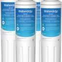 Waterdrop UKF8001 Refrigerator Water Filter 4, Replacement for Whirlpool EDR4RXD1, EveryDrop Filter 4, Maytag UKF8001AXX-750, UKF8001AXX-200, 46-9006, Puriclean II, WF-UKF8001, 4 Filters