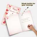 Romantic Valentines Day Card Gift for Him Her, Sweet Love Story Greeting Card for Boyfriend Girlfriend Husband Wife, Anniversary or Valentines Gift