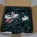 C7 LED Multicolor Christmas Lights, 26Ft Vintage Outdoor Christmas String Lights with 27 Colorful Ceramic LED Bulbs, Connectable Hanging Lights for Holiday Party Backyard Roofline House Xmas Decor