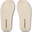 Cobian Mens Roca Rise Synthetic Leather Strap Flip-Flop Sandals (Brown)