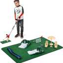 Abco Tech Mini Golfing Man Indoor Golf Kit  Golf Course Backyard Set  Complete Mini Golf for Home  Easy to Set Up and Play  Lightweight & Compact  Portable Mini-Golf Course