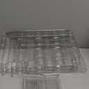 Stackable Water Bottle Organizer, Large Compartment Water Bottle Holder, 4 Tier Clear Water Bottle Organizer for Cabinet, Bottle Rack for Kitchen Organization and Storage - Hold 16 Bottles