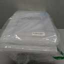 Storage Bins with Lids, 6 Pack Clear Plastic Storage Containers with Magnetic Acrylic Door, 19 Qt Stackable Storage Box for Home,Office Organizing