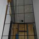 Delma Full Length Mirror, 28"x 55" Window Pane Decorative Mirror for Wall, Black Metal Framed Wall Decor, Wall Mounted, Hanging or Leaning for Bedroom, Living Room, Entryway