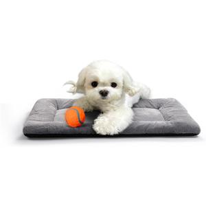Dog Beds Crate pad for Extral Small Fit Metal, Utral Soft,Washable&Antislip Kennel Pad for Dogs Cozy Sleeping Mat,Gray 22inch