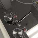 2 Burner Electric Cooktop 24 Inch, 120V Electric Stove Top with Countertop & Built-in Design, 1800W Knob Control Radiant Ceramic Cooktop with Safety Lock, 9 Level Power, 99 Min Timer - Plug in