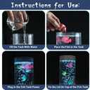 Bubble Fish Lamp, Sensory Bubble Tube Lamp, Artificial Fish Tank with Moving Fish, to Light Up Your Life Like a Lamp, Fish Tank Light and Aquarium Lamp, Excellent Gift