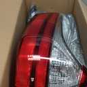 Silscvtt Driver Side Outer Rear Brake Tail Light Assembly Replacement for Toyota Sienna 2015-2020 Base/L/LE/XLE/Limited Models Red Lens Left Tail Lamp 8156008050 TO2804123
