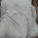 King Mattress Topper, 4.5 Inch Memory Foam Mattress Topper for Back Pain & Pressure Relief - 2.5" Cooling Memory Foam Soft and Supportive White 