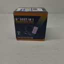 Amico 4 Pack 6 Inch 5CCT Ultra-Thin LED Recessed Ceiling Light with Junction Box, 2700K/3000K/3500K/4000K/5000K Selectable, 12W Eqv 110W 1050LM Brightness Dimmable Canless Wafer Downlight, ETL & FCC (White)