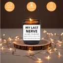 Home Scented Candles, Natural Soy Wax Amber Jar Candles, Relaxing Fun Unique Gift for Friends, Mom, Coworkers for Birthday, Christmas, Home Relaxation Gift Set for Men and Women. (Multicolor-9222)