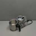 Milk Frother and Steamer, Large Capacity Detachable Electric Milk Frother, Automatic Warm and Cold Foam Maker, Hot Chocolate Maker, BPA Free (Stainless Steel)