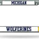 Michigan Wolverines Chrome License Plate Frame