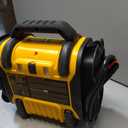 DEWALT DXAEPS14 2000 Peak Amp Jump Starter with 120 PSI Air Inflator
For 4, 6 and 8-cylinder gas or diesel cars and trucks, with portable 500W AC power, USB charging and bulit in LED flashlight