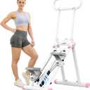HXD-ERGO Stair Stepper for Home, 6 Adjustable Resistance Vertical Climber Cardio Exercise Machine, Folding Stair Climber for Full Body Workout with Adjustable Handlebar
