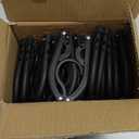 30 Pcs Travel Hangers Portable Foldable Travel Hanger Organizer, Plastic Cruise Essentials Clothes Drying Rack Folding Hangers for Camping Flying RV Europe Vacation Essentials Suitcase, Black