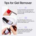 2 x Gellen Gel Nail Polish Remover, 2 Pack Professional Gel Polish Remover for Nails, Quick & Easy Polish Remover In 3-5 Minutes, No Need for Foil Soaking Or Wrapping