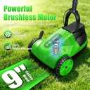 Small Electric Lawn Mower, Mini Cordless Lawn Mower with 2x4.0Ah Batteries
