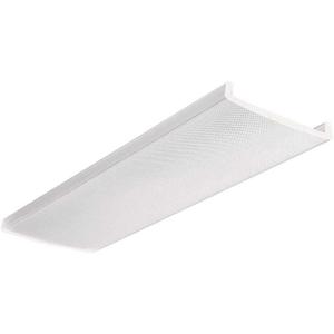 Lithonia Lighting 4 Foot Replacement Acrylic Diffuser Lens, Clear Prismatic Replacement Cover for 48-Inch LB Series Narrow Body Curved Wraparound Ceiling Light Fixture for Shop Lights