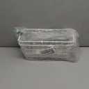 2 Set LeleCAT Hanging Wall Basket Organizer Over the Cabinet Door Adhesive Wire Baskets for Organizing Kitchen Food Pantry Bathroom Shelf Storage No Drilling Wall Mounted,White