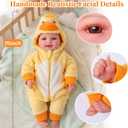 BABESIDE Lightweight Baby Doll Set 15" Realistic Soft Doll for Girls, Easy to Carry & Hug Pretend Play & Gift