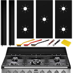 Stove Cover Gas Stove Top Burner Covers (11pack) Protectors for Samsung Gas Range Stove Mat Non-Stick Oven Liners Mat Gas Range Protectors Covers, Reusable Washable Stove Clean Stove Guard parts