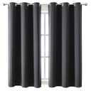 Blackout Curtains Dark Gray 1 Panel 2 x 6 Ft