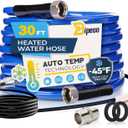30FT Heated Water Hose for Rv,Heated Water Hose Antifreeze to -45F,Great Rv Accessories for Campers,Livestock,Agriculture,Lead and BPA Free (Blue)