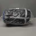 0 Degree Sleeping Bag for Cold Weather,100% Cotton Flannel XXL for Adults Big and Tall Cold Weather Winter Zero Degree Camping,Free Compression Sack (Blue)