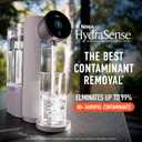 Ninja Hydra Sense™ Intelligent Water Filtration System, WF1001WH1 Dove White, Filters 80+ contaminants, Personalized Filter Life Tracking, No Installation Required, Includes 6-Month Filter