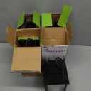 4 Pcs Lanterns Decorative 11.4 Inch Vintage Halloween Tall Lanterns Hanging with Flashing LED Pillar Candles Battery Operated Candles Waterproof for Ramadan Wedding Outdoor Decor