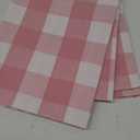 DII Gingham Check Tabletop Collection, Pink, Placemat Set