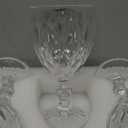 SOUJOY 6 Pack Glasses Goblet, 10oz Vintage Embossed Glass Cup, Beverage Stemmed Party Wine Glasses for Soda, Juice in Bars, Restaurants, Home
