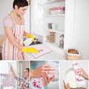 R HORSE 5Pcs Best Mom Kitchen Dish Towel Set Mother Pink Floral Absorbent Drying Dish Tea Towels Bar Hand Dishcloths Kitchen Rag Happy Mother's Day Decor for Bathroom Home Housewarming Supplies