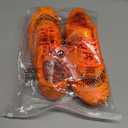 Men's Track Spike Shoes Lightweight Breathable Running Sneakers for Distance Sprinting Athletic Training Jumping Track and Field Suitable for Women and Girls (7, Orange)