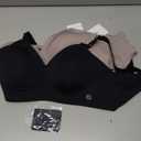 Momcozy Nursing Bras for Breastfeeding, YN21 Seamless Ultra Comfort Maternity Bra, Natural Shape, Pregnancy Sleep Bralette (Medium, 2 Pack-black,brown)