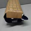 Bedsure GentleSoft Sherpa Fleece Blanket Queen Size for Bed, Non-Heated, Thick and Warm Throw for Women and Men, Soft Fuzzy Plush Weight Queen Blanket for Winter, Navy, 90x90 Inches