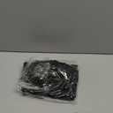 8 Pieces #5 24 Inch Separating Jacket Zippers Bulk Black Zipper Replacement Two-Way Zipper Tape Large Molded Plastic Zippers for Sewing Winter Coats Jackets