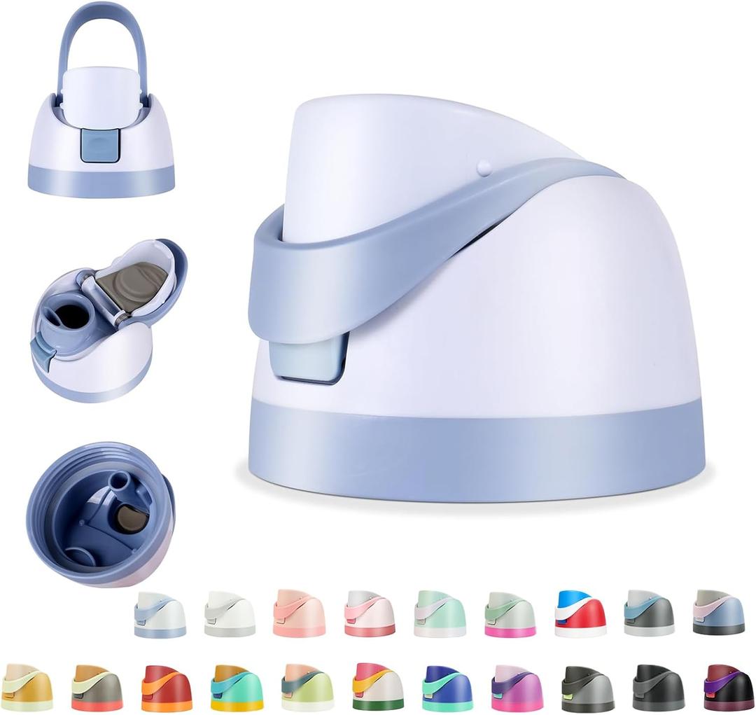 Replacement Lid for Owala Freesip,Compatible with Owala Freesip Water Bottle 16oz 24oz 32oz 40oz,Premium Replacement Accessories for Owala Cap,LeakProof,BPA-Free(Light Blue)