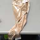 Velius Women's Sexy Metallic Shiny Bodysuit Tank Tops for Night Club Going Out (Champagne) XL