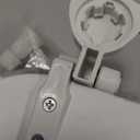 Mayfair Padded Toilet Seat, Cushioned Soft Vinyl over Wood Core Seat, Secure Hinges, Easy Clean, Elongated, White