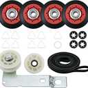 4392067 Dryer Repair Kit and W10837240 Dryer Idler Pulley Fit for Whirlpool Maytag Admiral Kenmore Dryer - Bravos Dryer parts and Duet Dryer Parts Compared to # 4392067VP 80047 587637 by Funmit
