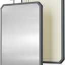 SNOWCLAD Stainless Steel Cutting Board,Double Sided Steel Cutting Boards for kitchen,Stainless Steel/Wheat straw pp Large Board for meat,non toxic Chopping,16 * 11 Inch,Dishwasher Safe