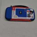 RDS  Officially Licensed Nintendo Switch Deluxe OLED, Nintendo Switch, & Switch Lite Game Traveler Case - Purple Ballistic Nylon, Viewing Stand, & Bonus Game Cases, #1 Selling Case in USA (BLUE)