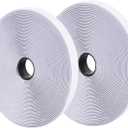 0.75 Inch x 82 Feet White Self-Adhesive Hook and Loop Tape - Sticky Back Fastening Tape for Stationery and Household Purposes