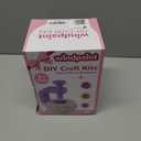 windpaint Fabric Flower Bouquets Toys, Christmas Gifts DIY Craft Kits Toys for Kids, Arts & Crafts for Girls 3 4 5 6 7 8 9 10 Years Old Toddler, Educational Learning Preschool Birthday Gifts(Purple)