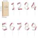 Birthday Candle, Baseball Themed Birthday Number Candles, Candle Cake Topper for Boys Girls Kids Birthday Cake Topper Reunions Theme Party Supplies (Number 15)
