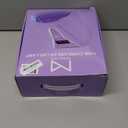 M - Crystal Cure 128W UV Nail Lamp - Fast Curing Nail Light with 45 Powerful 365nm+405nm LEDs - Cordless, Rechargeable, Auto Sensor - UV Light for Gel Nails for Manicures & Pedicures (Violet)