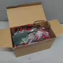 DR.DUDU Valentines Day 6 Ft Garland with Lights, Twig Garland with Pink Heart Roses and Berry Valentines Decor for Home Mantel